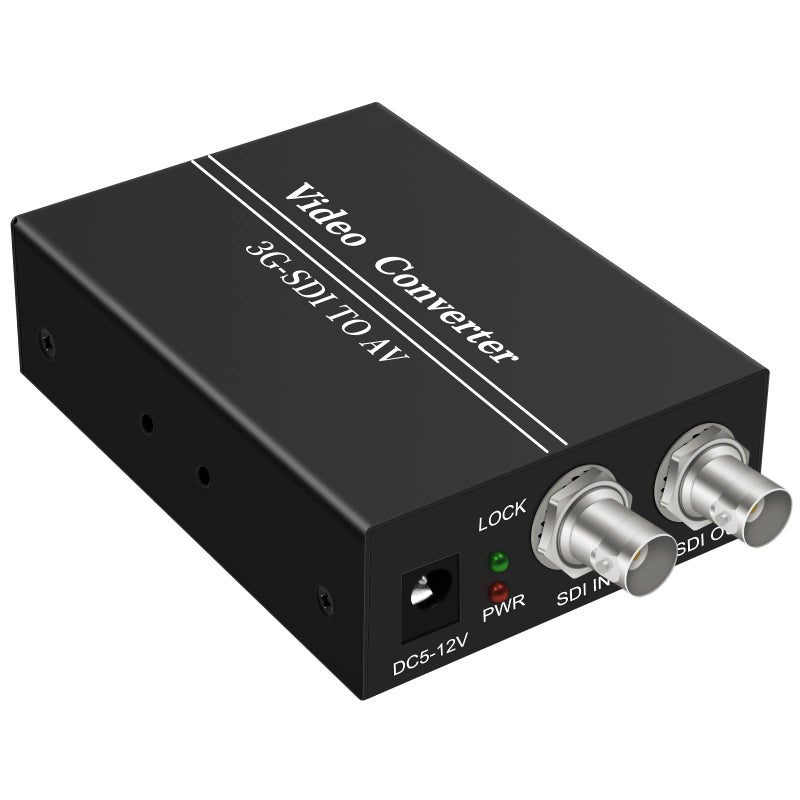 Wiistar 3G SDI to AV Converter BNC to RCA Audio Scaler with SDI Signal Loopout Support Convert HD-SDI,3G-SDI Signal for TV - Image 2